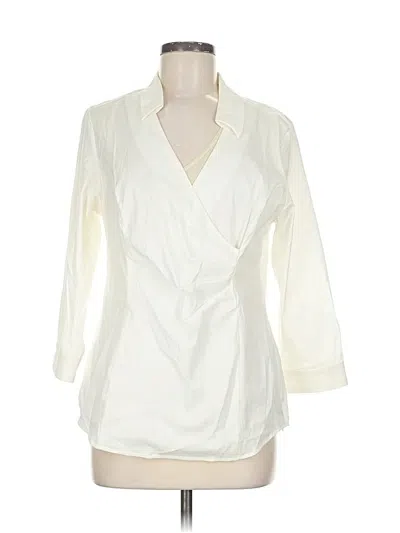 Pre-owned Not Your Daughter's Jeans 3/4 Sleeve Blouse In White