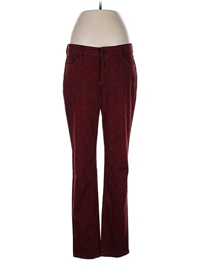 Pre-owned Not Your Daughter's Jeans Casual Pants In Burgundy