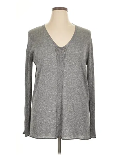Pre-owned Not Your Daughter's Jeans Long Sleeve Top In Gray