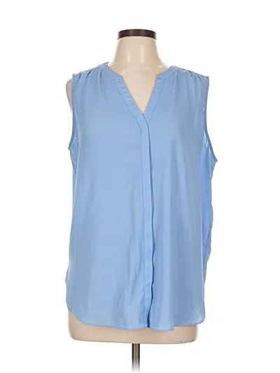 Pre-owned Not Your Daughter's Jeans Sleeveless Blouse In Blue