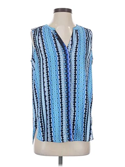 Pre-owned Not Your Daughter's Jeans Sleeveless Blouse In Blue