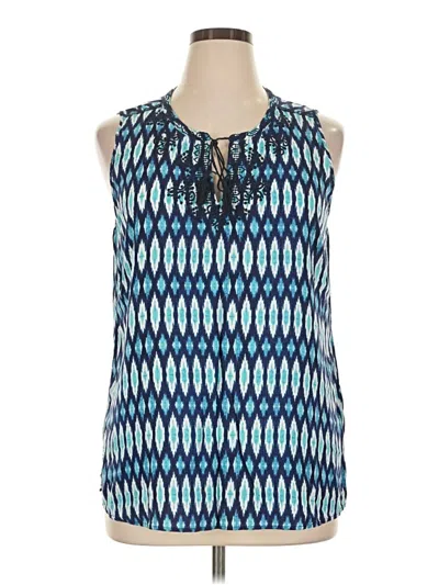 Pre-owned Not Your Daughter's Jeans Sleeveless Blouse In Blue