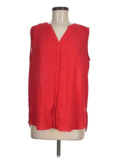 Pre-owned Not Your Daughter's Jeans Sleeveless Blouse In Red