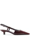 Notabene 35mm Elena Sling Back Pumps In Red