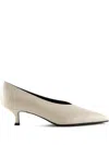 Notabene 40mm Gaia Pointed-toe Leather Pumps In Neutral