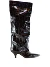 Notabene 60mm Yolanda Crocodile-effect Boots In Multi