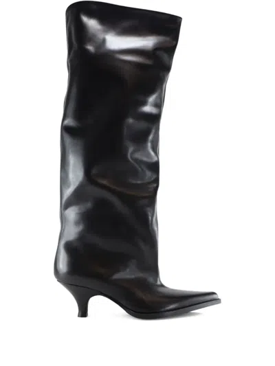 NOTABENE 60MM YOLANDA POINTED LEATHER BOOTS