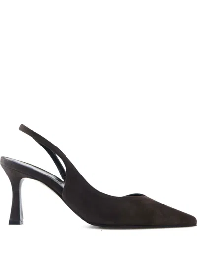 Notabene 70mm Emira Pointed-toe Suede Pumps In Black
