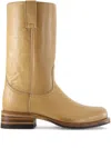 Notabene Achilles Leather Boots In Neutrals