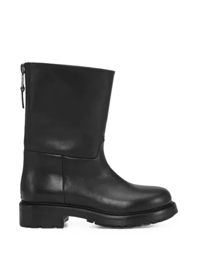 Notabene Alvyn Leather Boots In Black
