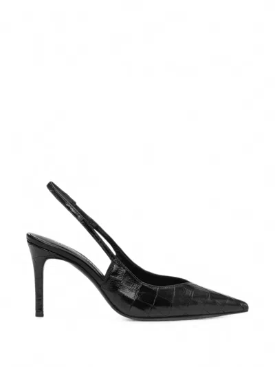 Notabene Anais Leather Slingback Pumps In Black