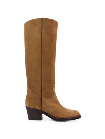 Notabene Ancy 65 Suede Knee-high Boots In Multi