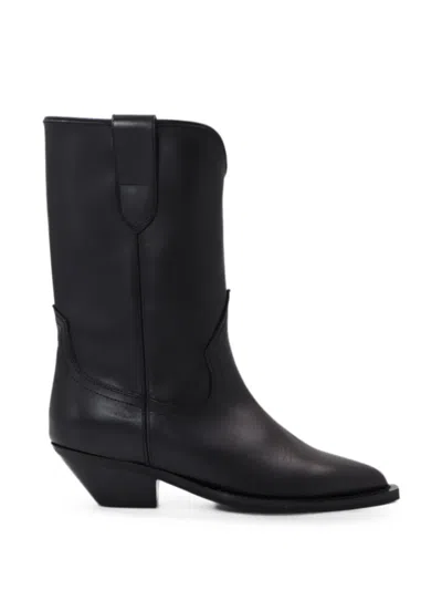 Notabene Arlette Pointed-toe Western Boots In Black