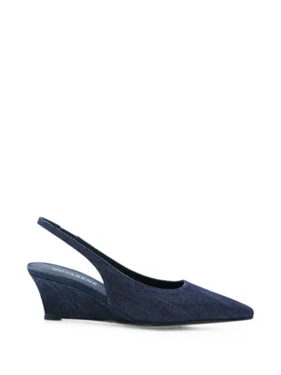 Notabene Elba 50 Wedge-heel Sandals In Blue