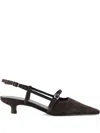 Notabene Elenne Slingback Kitten Heels In Brown