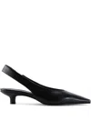 Notabene Eleonora Slingback Kitten Pumps In Black