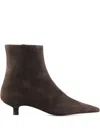 Notabene Elly Kitten-heel Ankle Boots In Brown