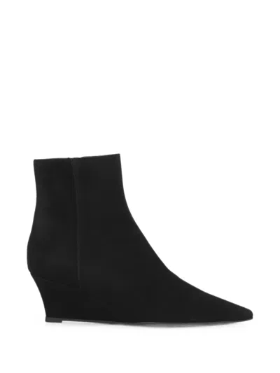 Notabene Elma Suede Ankle Boots In Black