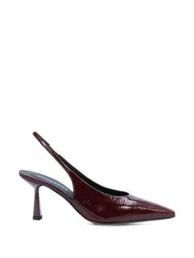 Notabene Emmely Patent-finish Slingback Pumps In Multi
