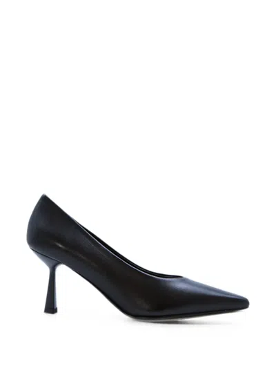 Notabene Emmy 70 Square-toe Leather Pumps In Black