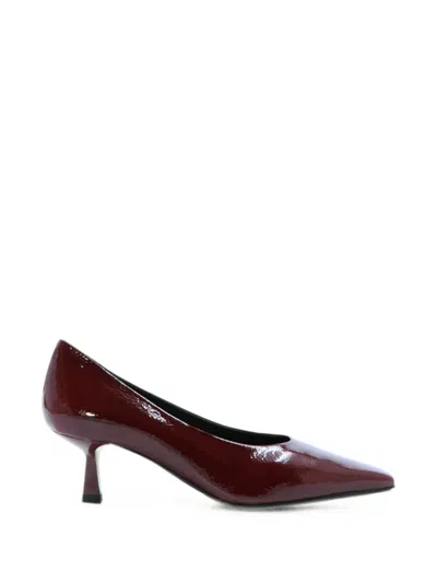Notabene Emmy Low 50 Patent Square-toe Pumps In Red