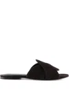 Notabene Fanny Twist-detail Slide Sandals In Brown