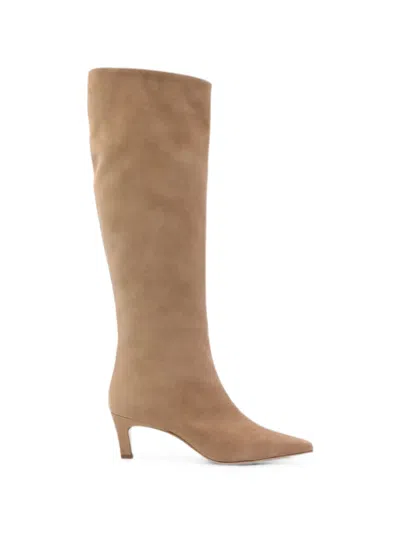 Notabene Flavia Pointed-toe Knee-high Boots In Neutral