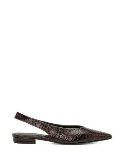 Notabene Gisella Slingback Pumps In Brown