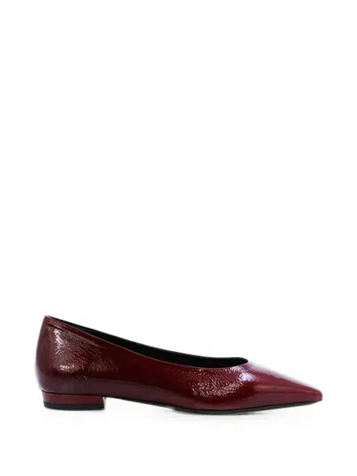 Notabene Patent Leather Ballet Flats In Red