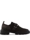 Notabene Tecla Buckle-detail Loafers In Brown