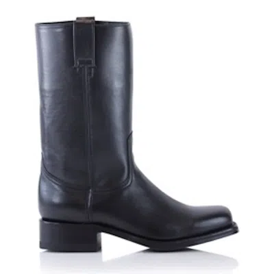 Notabene Women's Achilles Boots, Black Leather