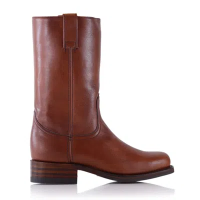 Notabene Women's Achilles Boots, Brown Leather