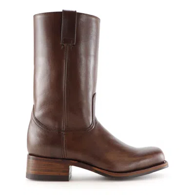 Notabene Women's Achilles Boots, Dark Brown Leather