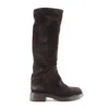 Notabene Women's Alva Boots, Dark Brown Suede In Brown