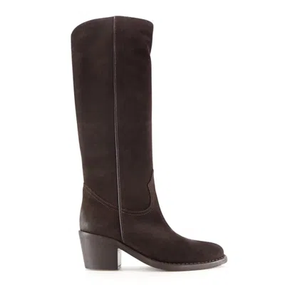 Notabene Women's Ancy Boots, Dark Brown Suede