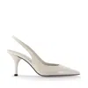 Notabene Women's Beti Slingback - Off-white Leather In White