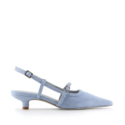 Notabene Women's Blue Elenne Slingback Stilettos, Jeans