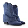 Notabene Women's Blue Zorro Boots, Denim