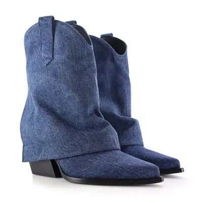 Notabene Women's Blue Zorro Boots, Denim