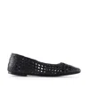 Notabene Women's Capri Ballerina, Black Leather In Black