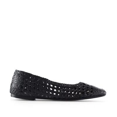 Notabene Women's Capri Ballerina, Black Leather
