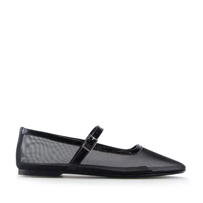 Notabene Women's Carmilla Ballerina, Black Mesh