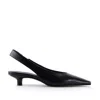 Notabene Eleonora Slingback Kitten Pumps In Black