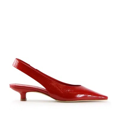 Notabene Women's Eleonora Slingback, Red Patent