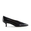Notabene Women's Gaia Stilettos, Black Leather In Black