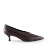 Notabene Women's Gaia Stilettos, Dark Brown Leather In Brown