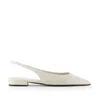 Notabene Women's Gilda Slingback, Off-white Leather In White