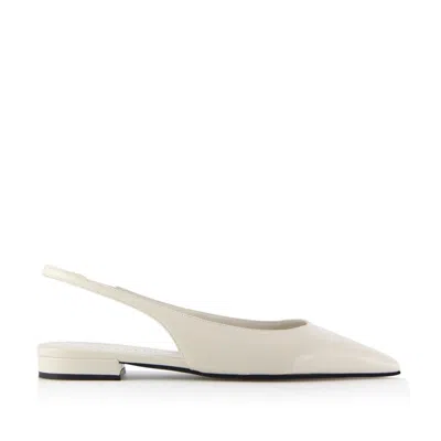 Notabene Women's Gilda Slingback, Off-white Leather