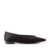 Notabene Women's Ginevra Ballerina, Dark Brown Cow Fur In Brown