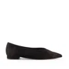 Notabene Women's Ginevra Ballerina, Dark Brown Suede In Brown